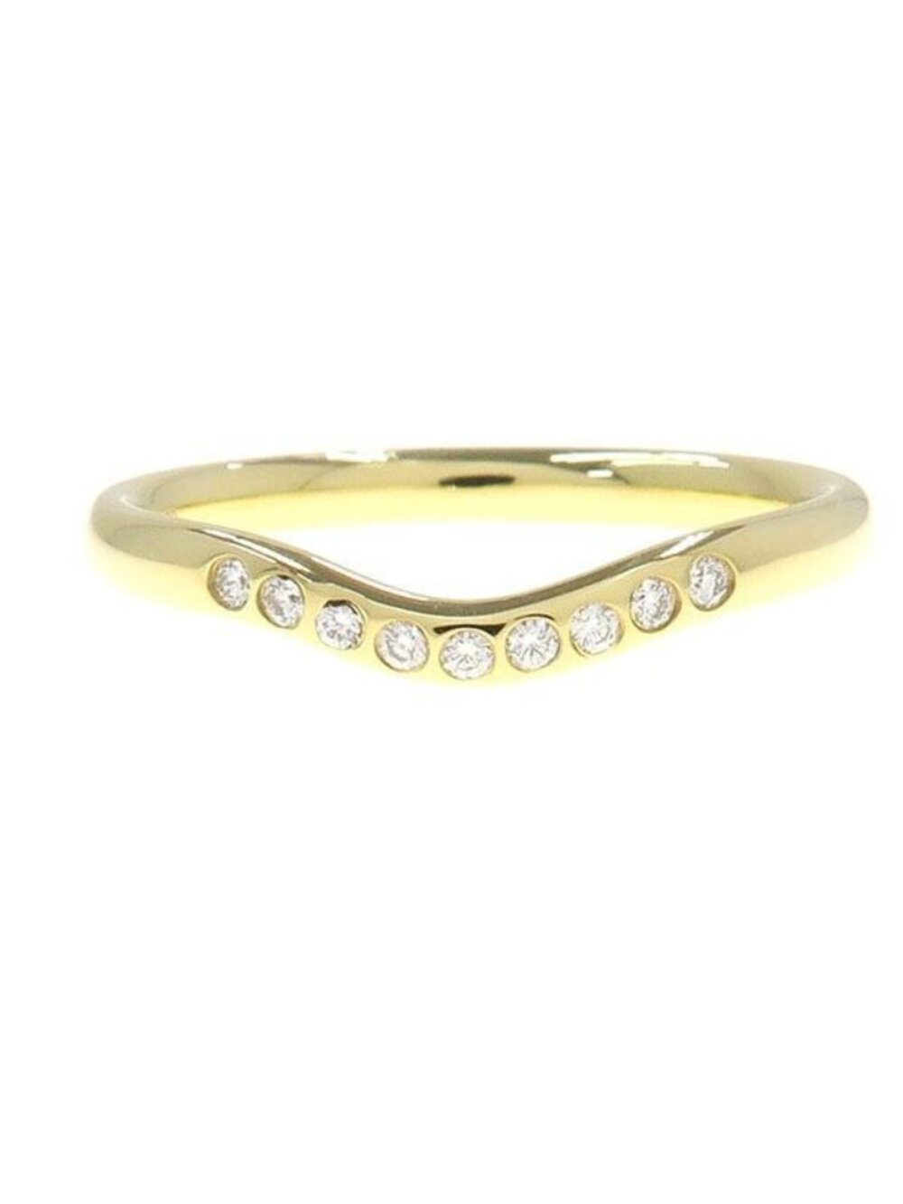 Tiffany & Co Curved Band Ring Diamond Neighborhood